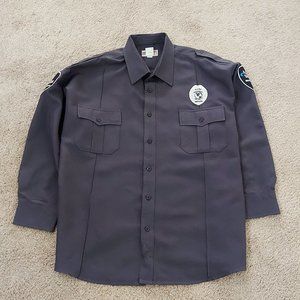 Allied Universal Security Uniform Shirt SZ 19-19.5 Gray 3XL XXXL 34/35 Guard